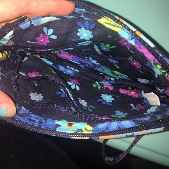 Vera Bradley wristlet and key chain with lanyard - Picture 3 of 5