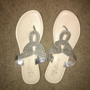 Matisse sparkly sandals size 9