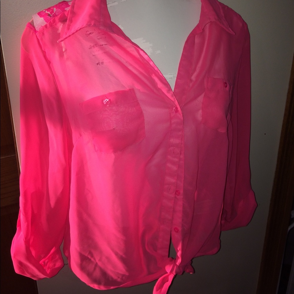 Sheer Pink Top