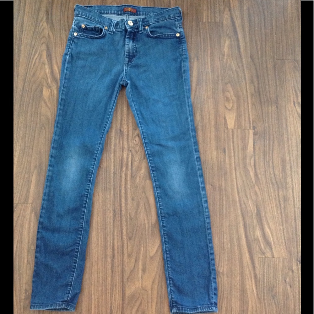 7 FOR ALL MANKIND girls denim jeans STRETCH size14