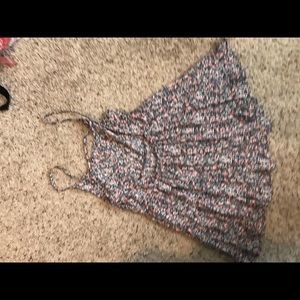 Open back floral dress