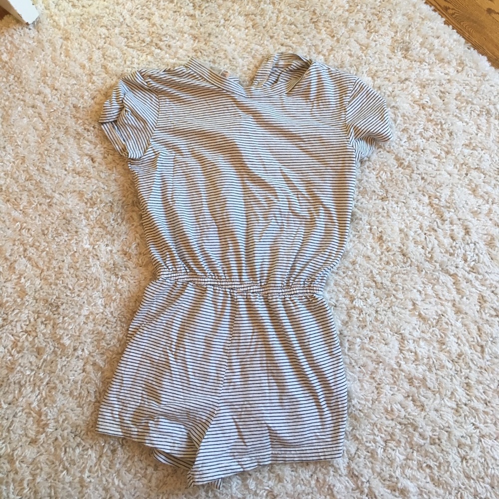 stripped romper