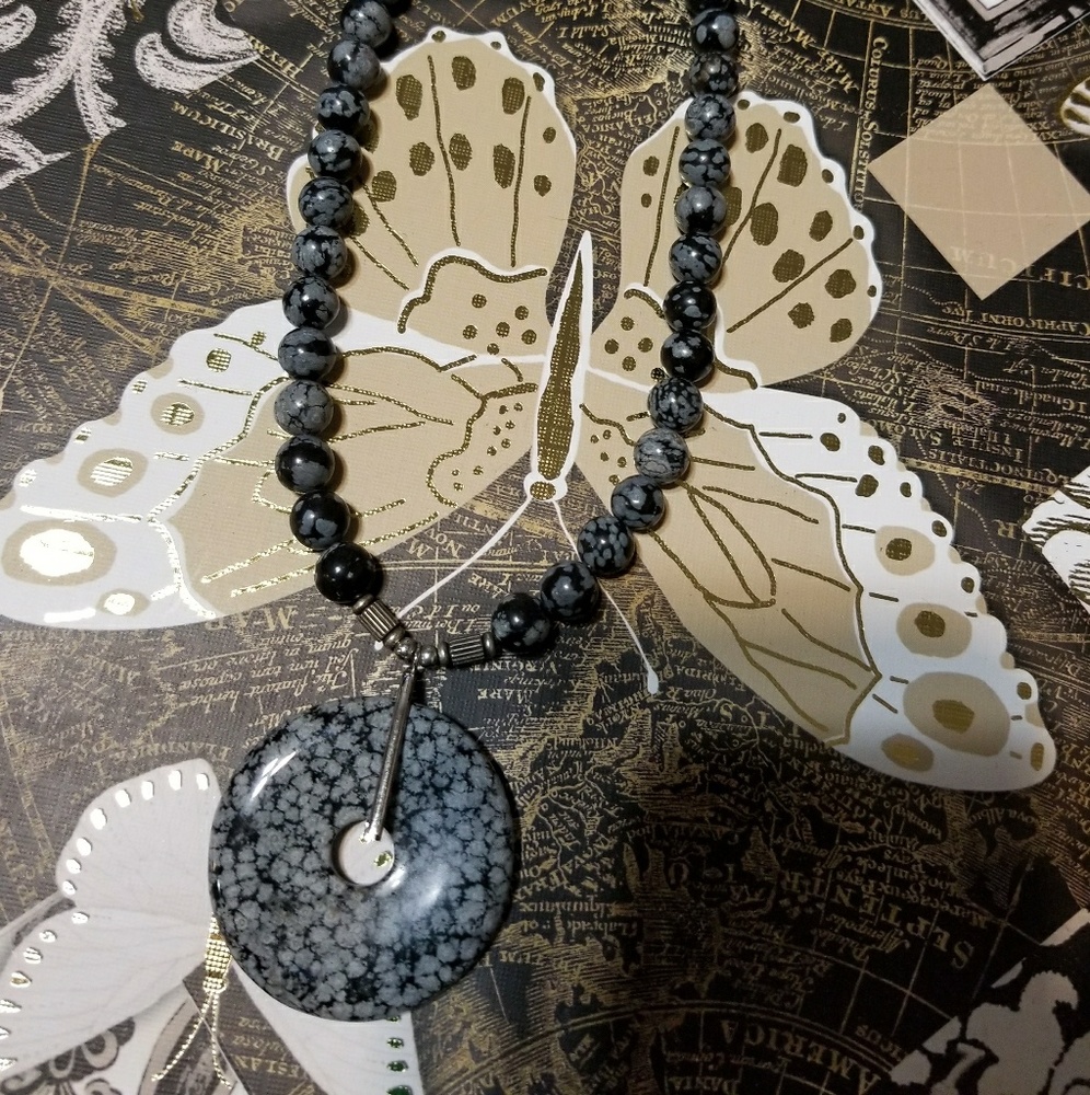Marble Bead Necklace