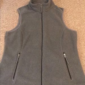 L.L Bean Vest & LuLaRoe Cassie Skirt