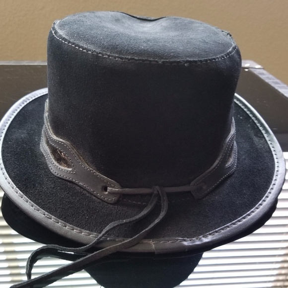 Suede Steam Punk Topper Hat by Head \'N Home Hats main image 4