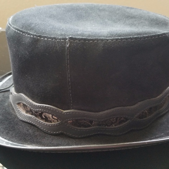 Suede Steam Punk Topper Hat by Head \'N Home Hats
