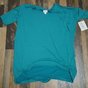 Solid teal small irma