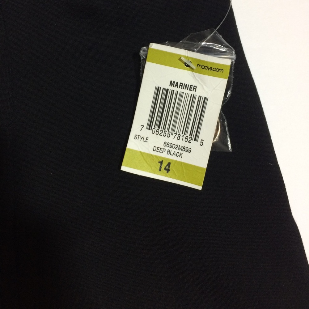 INC Black Ponte Sailor A line Skirt 12 - Picture 3 of 5