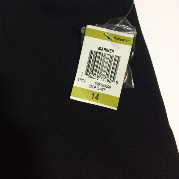 INC Black Ponte Sailor A line Skirt 12 - Picture 3 of 5