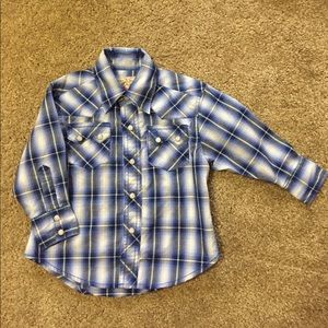 XXS Boys Wrangler Button-up L/S Shirt