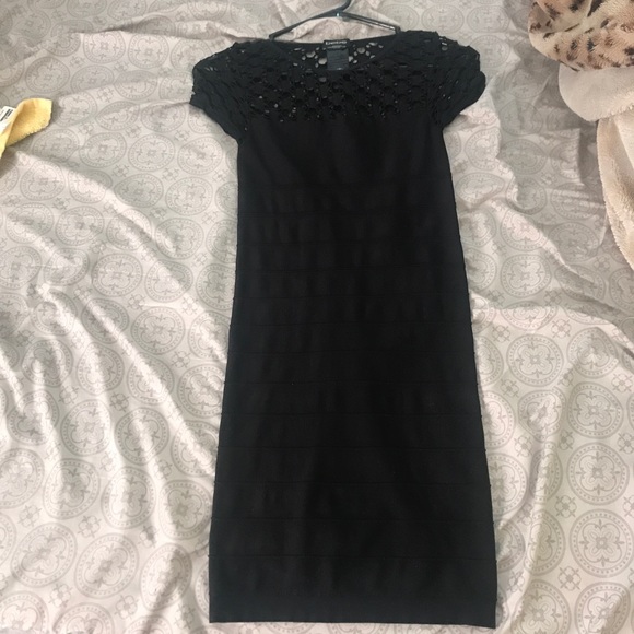 Black mini Bebe dress - Picture 1 of 2