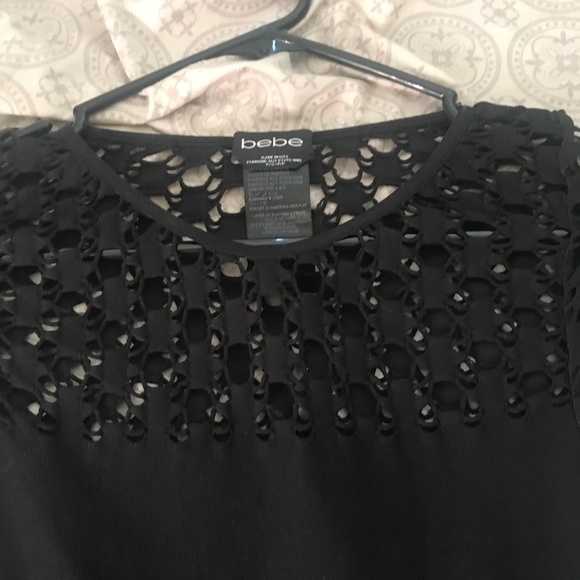 Black mini Bebe dress - Picture 2 of 2