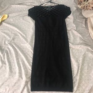 Black mini Bebe dress