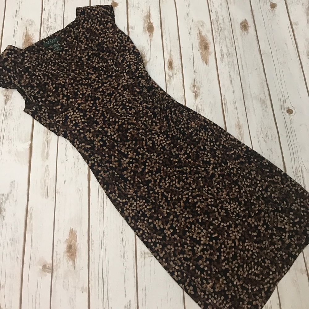 Fabulous Ralph Lauren black and brown dress