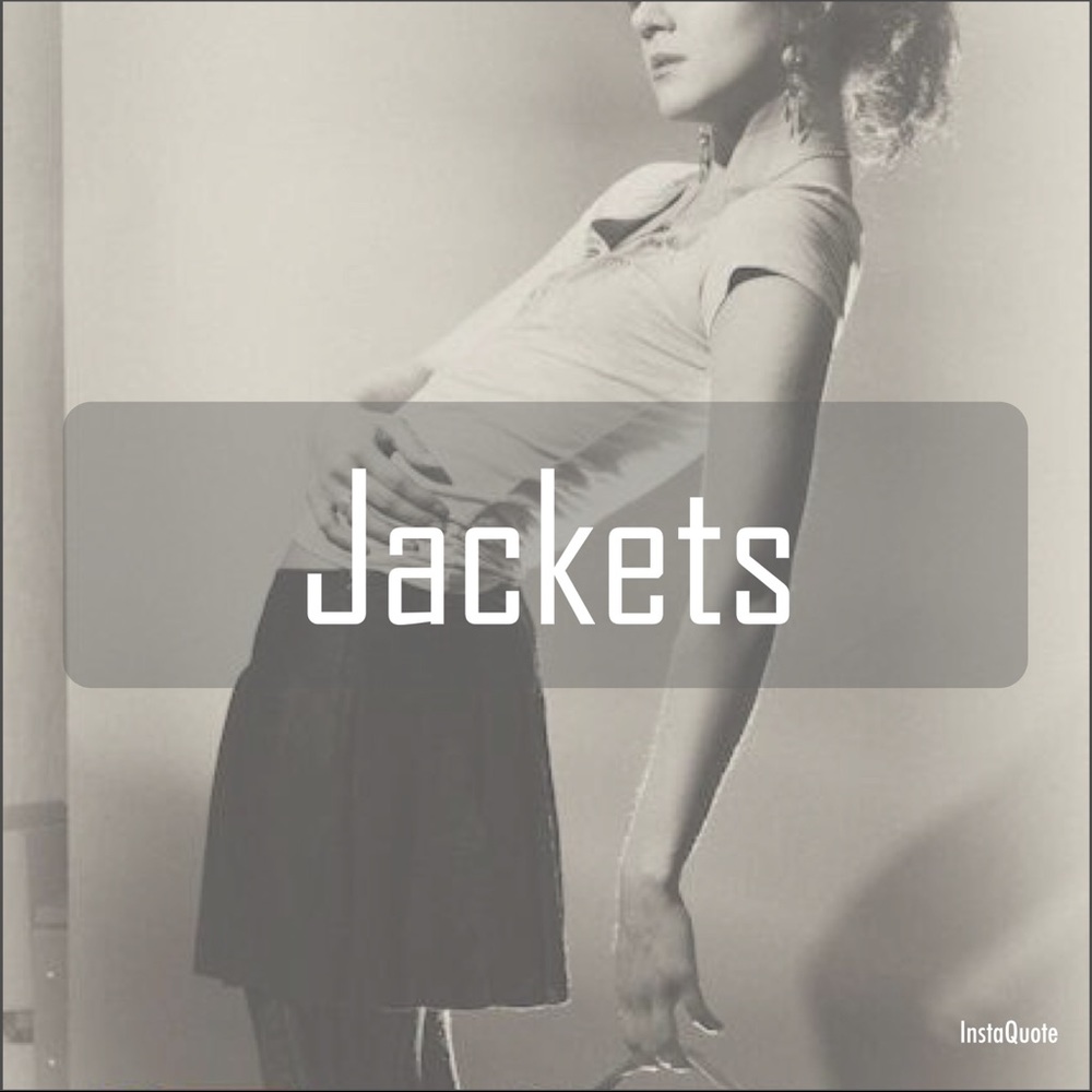 Jackets & Blazers Beyond This Point!