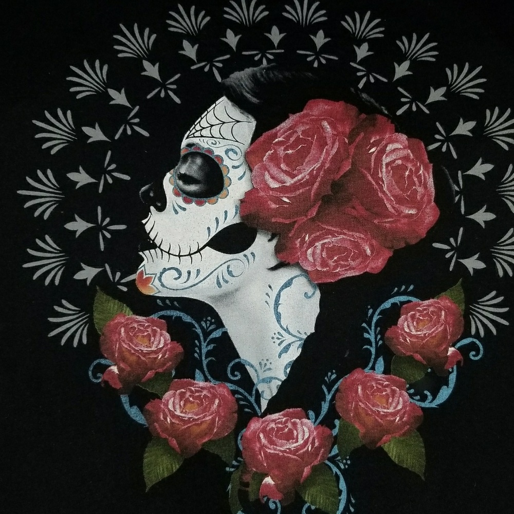 Torrid  Day of the Dead beauty tank top