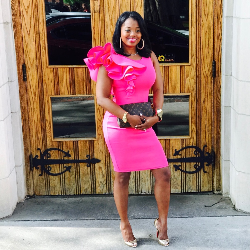 Pink Bodycon Dress