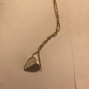 Authentic MICHAEL KORS heart pendant necklace