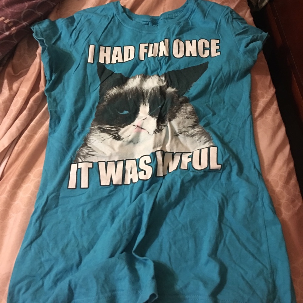 A graphic tee.