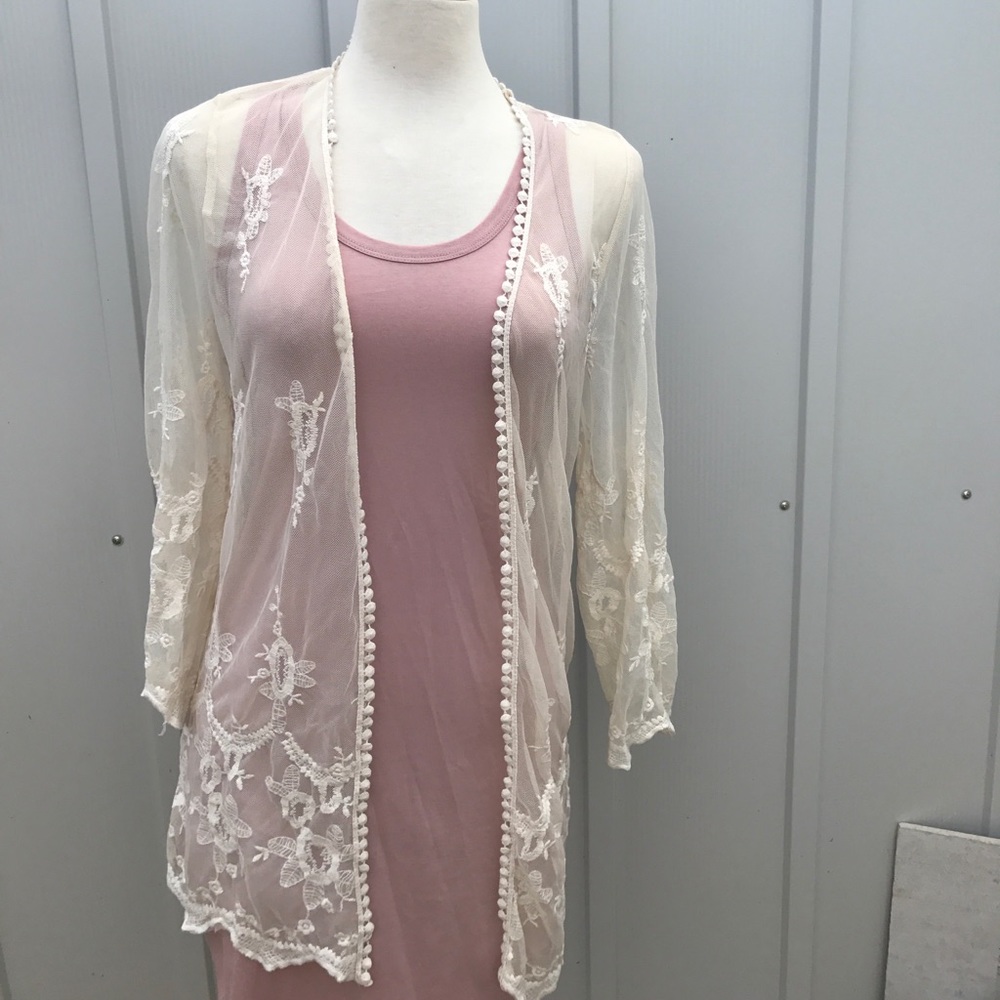 Sheer kimono