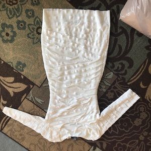 Simple white dress