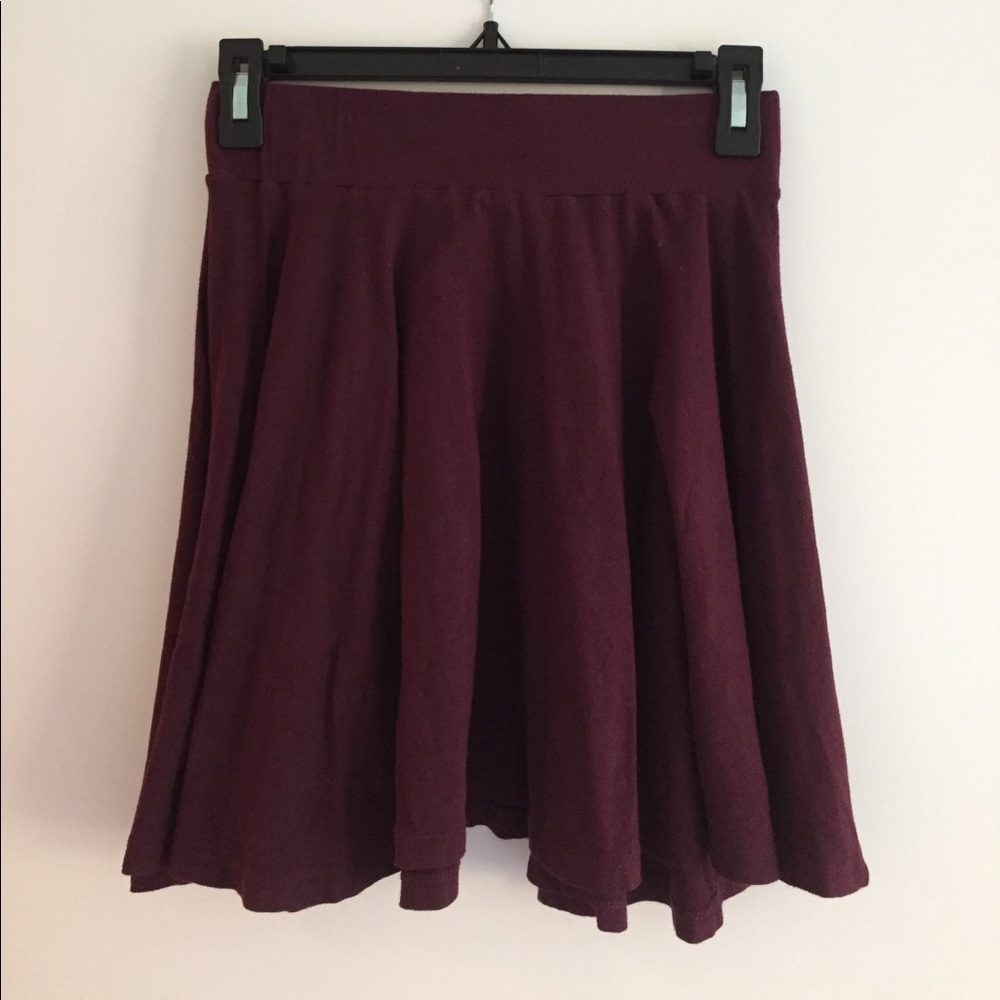 Maroon skirt
