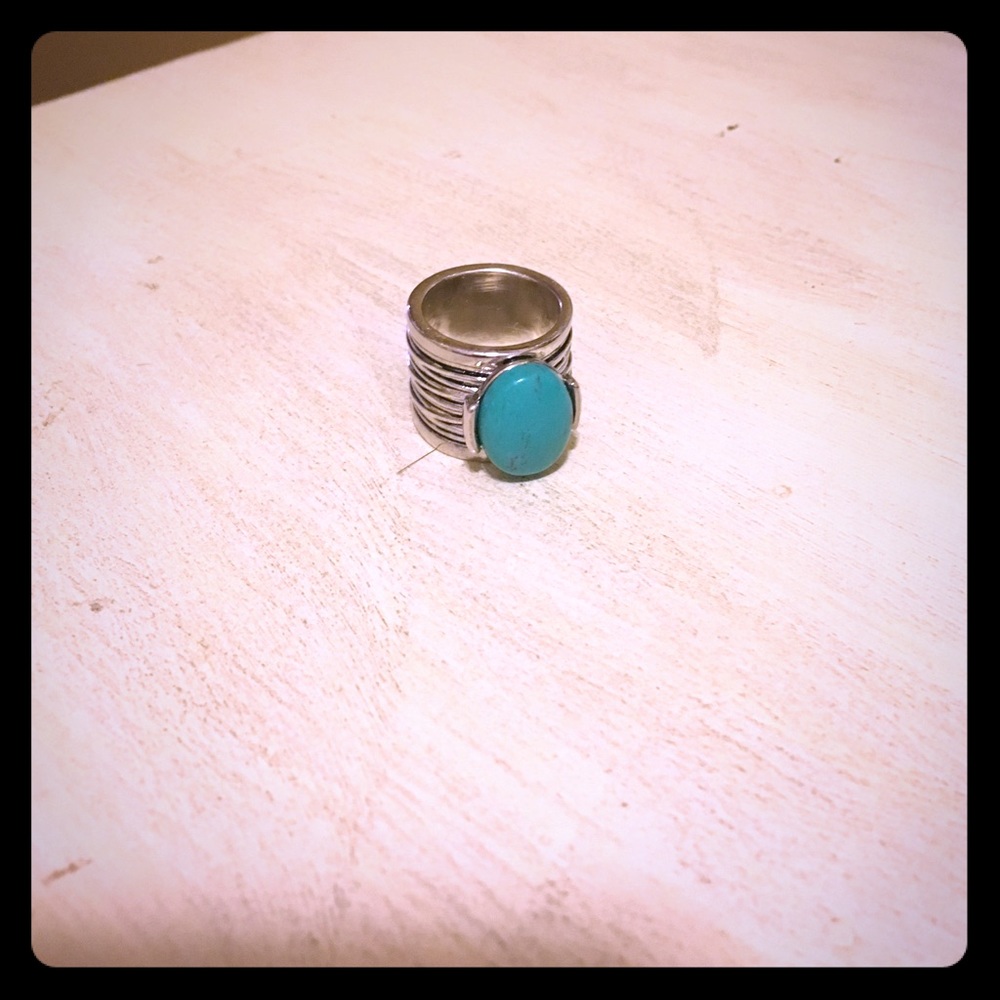 Turquoise and Silver Premier Jewelry  Ring size 7
