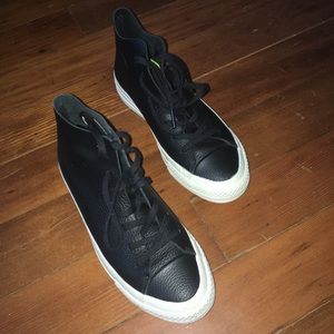 Rare Black Leather Chuck 2.0