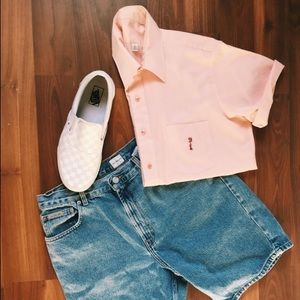 Vintage Dick Embroidered  Button Up!