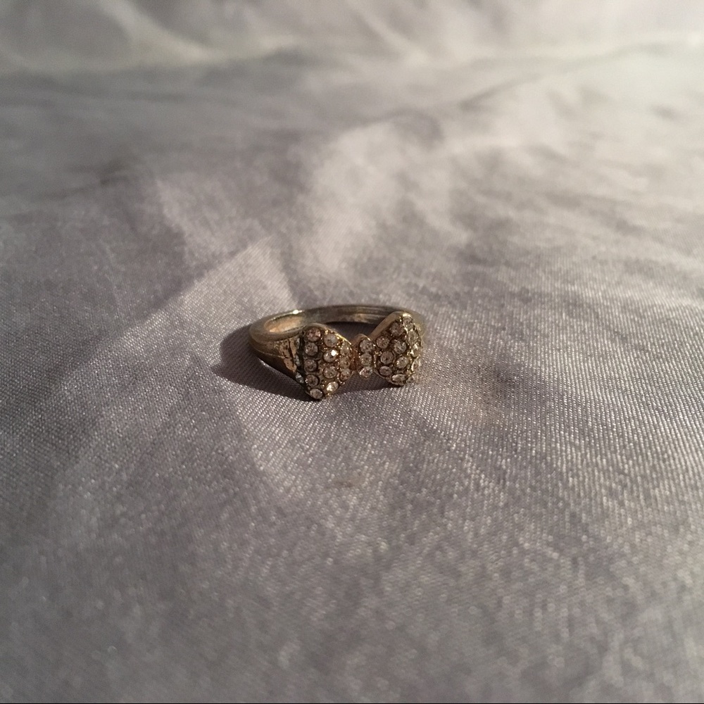 Jeweled Bow Ring
