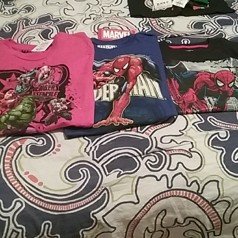 Kids Super Heroes T shirts (Bundle)