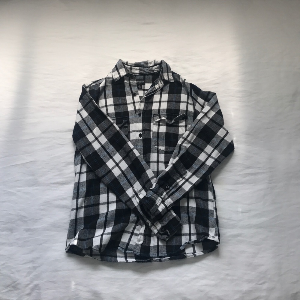 Matix plaid button down flannel