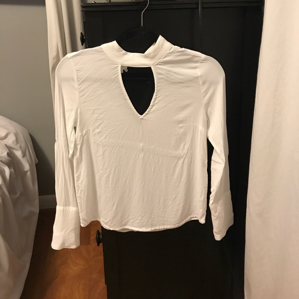 H&M white top
