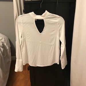 H&M white top