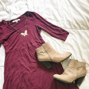 Forever 21 quarter sleeve knit dress