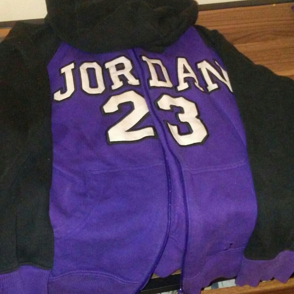 Purple and black Jordan jacket