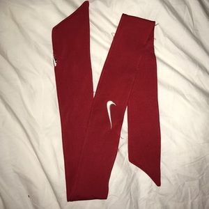 Nike tie headband
