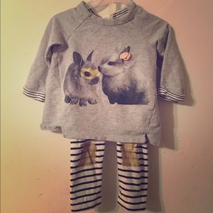 ‼️FINAL SALE‼️H&M SHIRT AND PANTS SET‼️