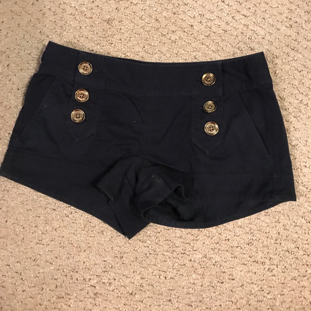 Navy blue express shorts
