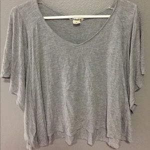 Grey flowing t shirt