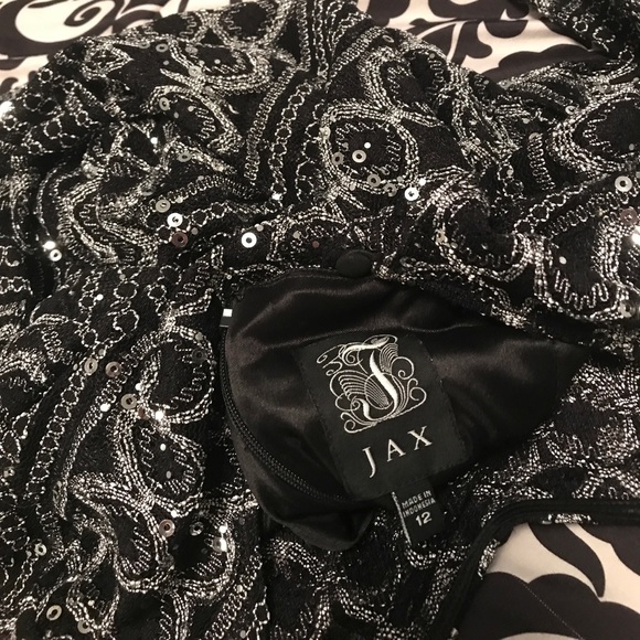 JAX sequin holiday party evening dress size 12 - Picture 5 of 5