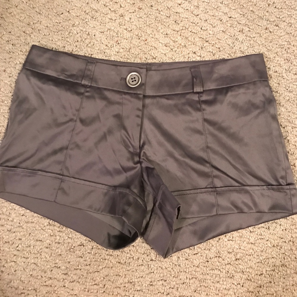 Metallic shorts size small