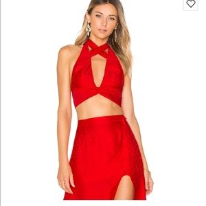Cutest Red Crop Top from For Love and Lemons!