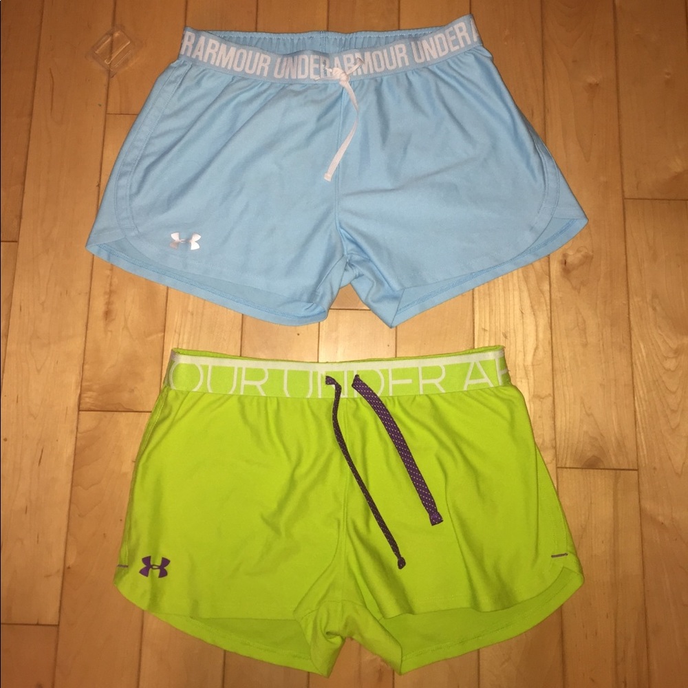 Underarmer shorts. $30 together or $15 individual