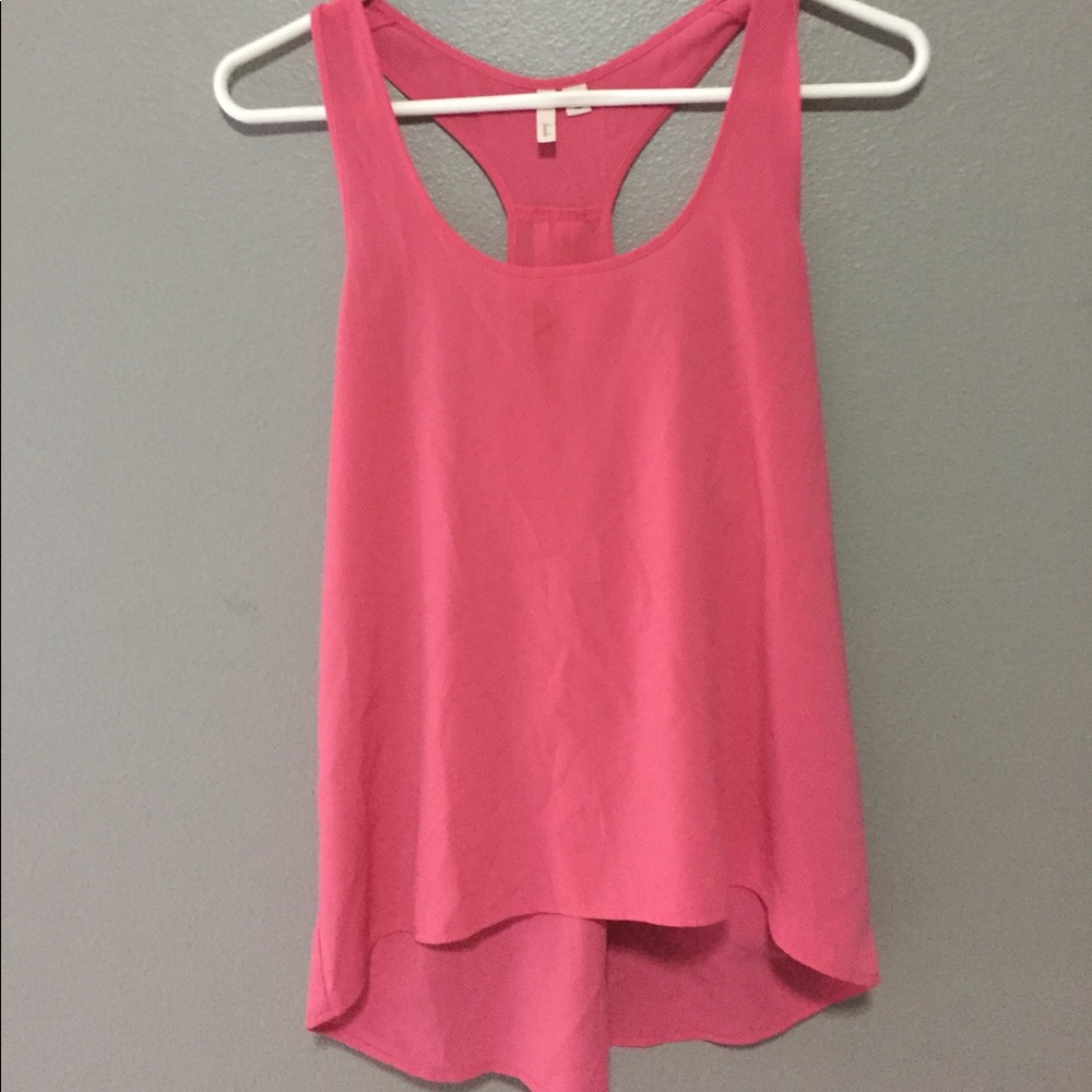 pink thank top