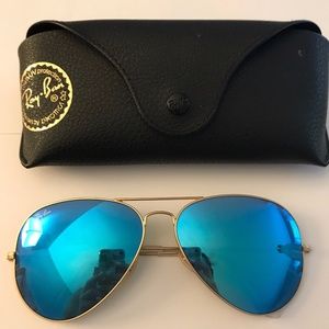 Ray-Ban ORIGINAL AVIATOR MIRRORED Sunglasses, RB30