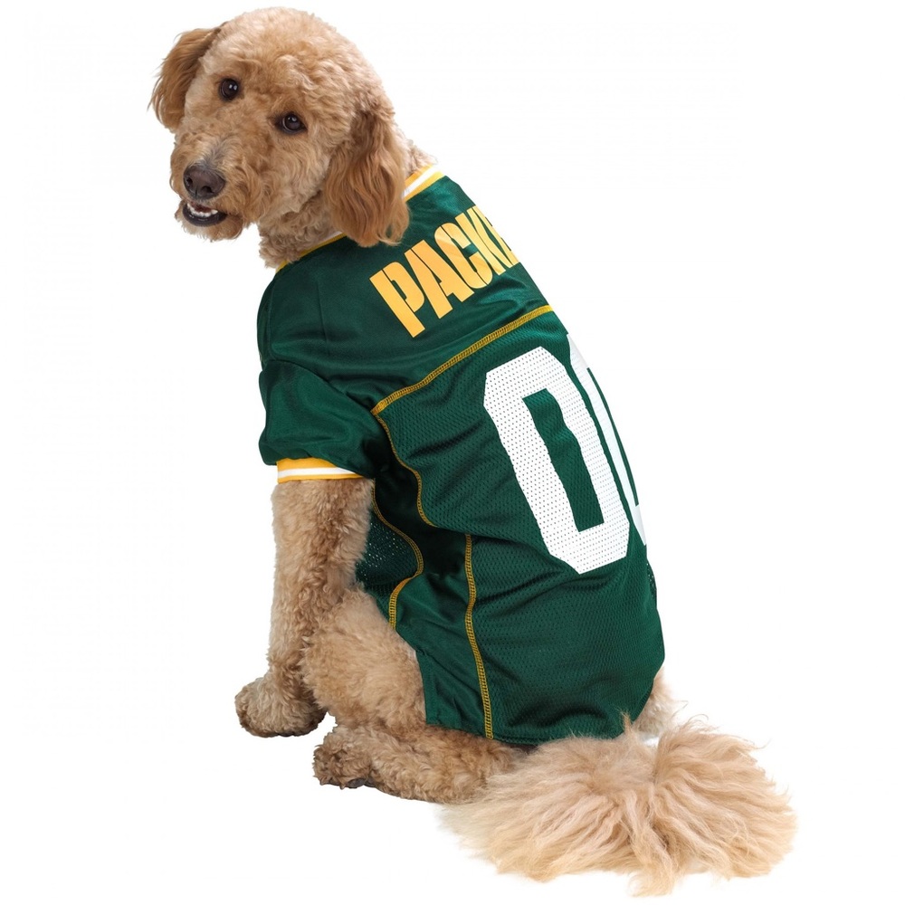 Green bay packers XL dog jersey
