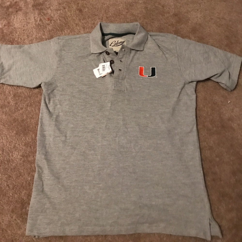 Collared University Miami shirt