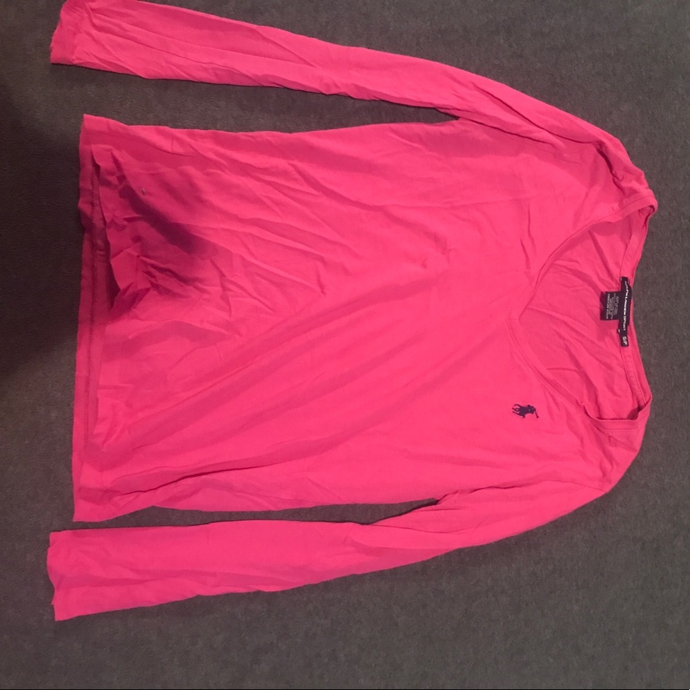 Pink Ralph Lauren long sleeve shirt!