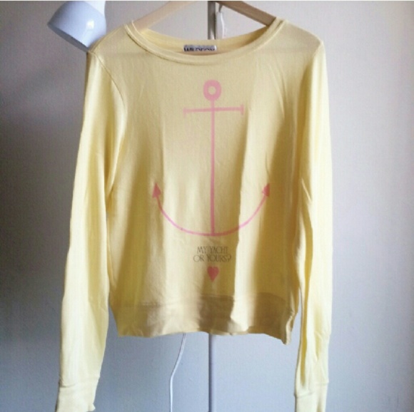 My yacht or yours wildfox pullover - Picture 3 of 8